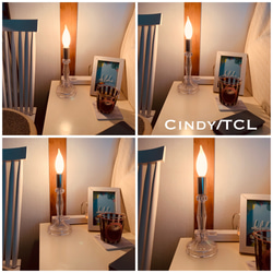 照明器具 Cindy/TL テーブルライト テーブルランプ デスクライト 電球 スイッチ付 3枚目の画像