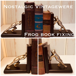 インテリア小物 ブックエンド Frog book fixing 2枚目の画像