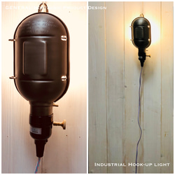 フックアップライト Industrial Hook-up light スイッチ付 3枚目の画像