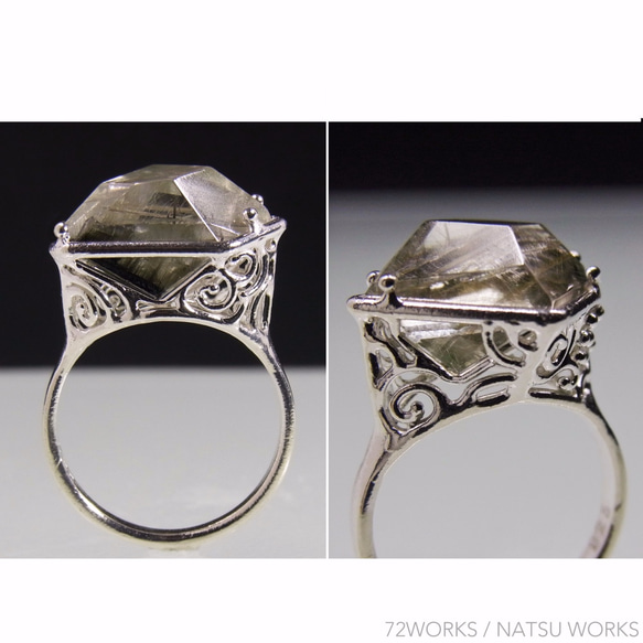 ルチルクォーツ リング ・ SilverRutile Ring 4枚目の画像