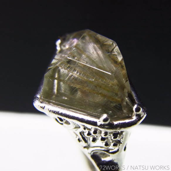 ルチルクォーツ リング ・ SilverRutile Ring 5枚目の画像