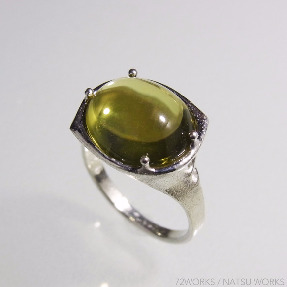 レモンクォーツ リング ＊ Lemon Quartz Ring 4枚目の画像