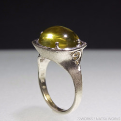 レモンクォーツ リング ＊ Lemon Quartz Ring 5枚目の画像