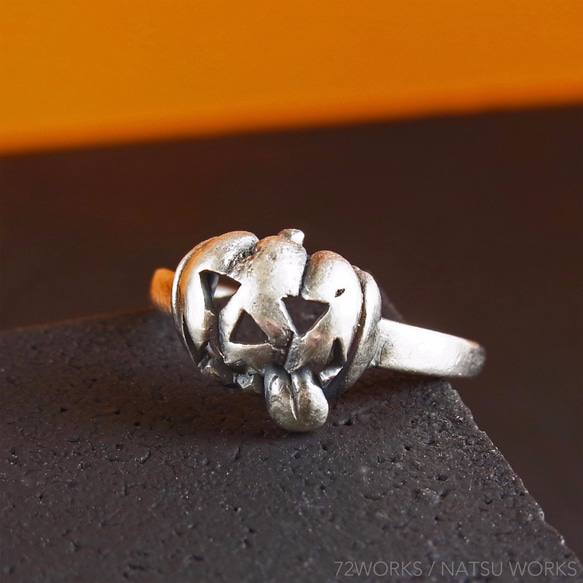 かぼちゃの指輪 ＊ Jack-o'-Lantern Ring ▽ 指輪・リング NATSU WORKS