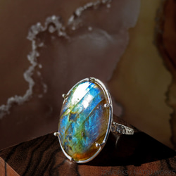 ラブラドライト・リング ＊ Labradorite Ring 0 8枚目の画像