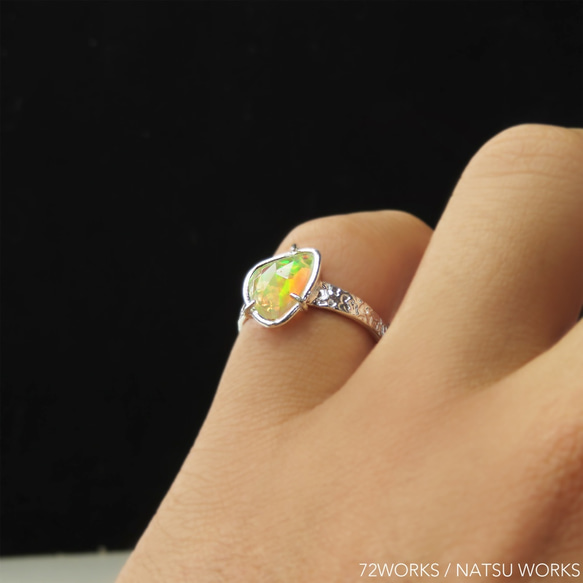 [ SALE ]エチオピア オパール・リング ＊ Ethiopian Opal Ring ▽ 3枚目の画像