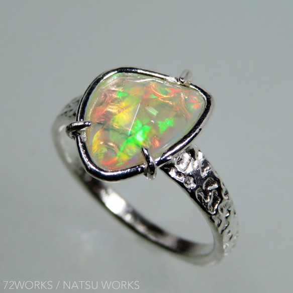 [ SALE ]エチオピア オパール・リング ＊ Ethiopian Opal Ring ▽ 4枚目の画像