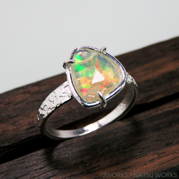 [ SALE ]エチオピア オパール・リング ＊ Ethiopian Opal Ring ▽ 6枚目の画像