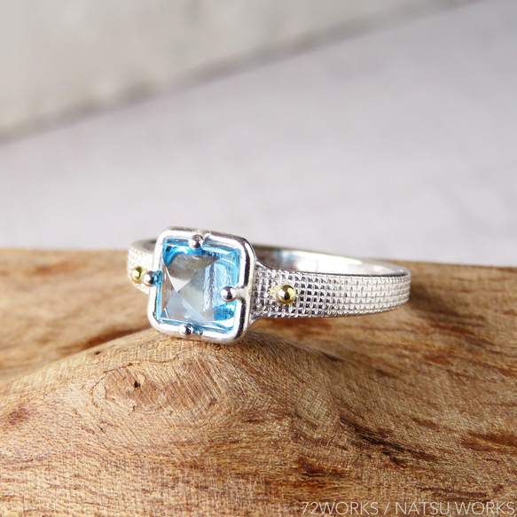 ブルートパーズ・リング ＊ Blue Topaz Ring □ 6枚目の画像