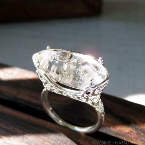 水晶シルバー指輪水晶
