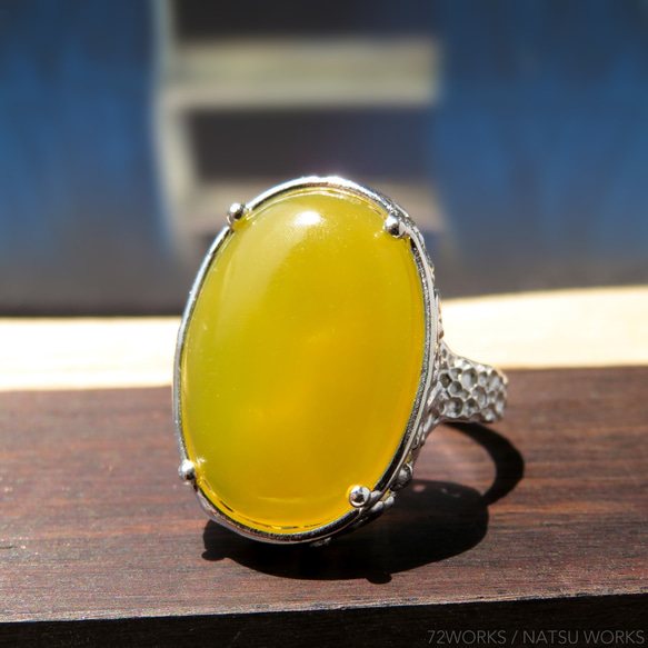 イエロー アゲート リング ＊ Agate Ring 指輪・リング NATSU WORKS 