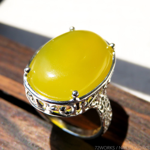 イエロー アゲート リング ＊ Agate Ring 指輪・リング NATSU WORKS 