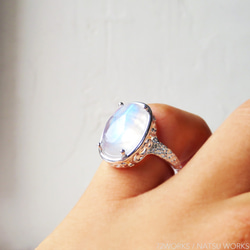 ムーンストーン リング ＊ Moonstone Ring 0 5枚目の画像