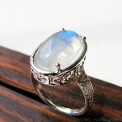 ムーンストーン リング ＊ Moonstone Ring 0 8枚目の画像