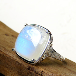 ムーンストーン リング ＊ Moonstone Ring □ 4枚目の画像