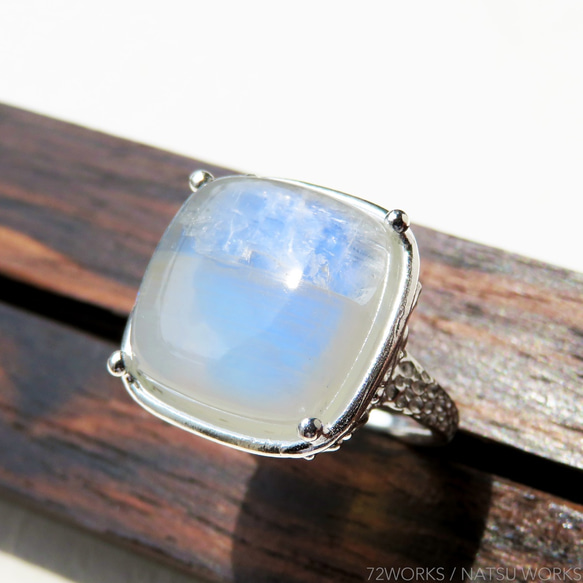 ムーンストーン リング ＊ Moonstone Ring □ 7枚目の画像