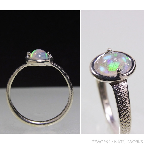 【SALE】オパール リング ＊ Opal Ring X 3枚目の画像
