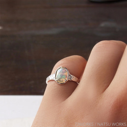 【SALE】オパール リング ＊ Opal Ring Vlll 5枚目の画像