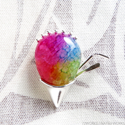 かき氷ブローチ ＊ Shave Ice Quartz Brooch 6枚目の画像