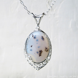 デンドリティックアゲート ネックレス ＊ Dendritic Agate 3枚目の画像