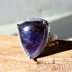 ブラッドショット アイオライト リング / Iolite Ring 1枚目の画像