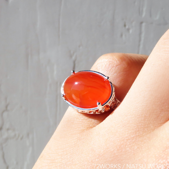 カーネリアン リング / Carnelian Ring 5枚目の画像