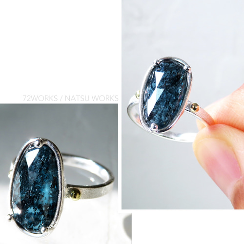 モスカイヤナイトリング / Moss Kyanite Ring l 指輪・リング