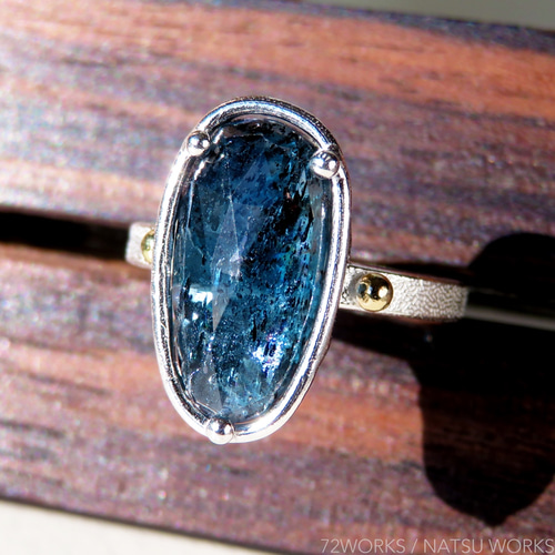 モスカイヤナイトリング / Moss Kyanite Ring l 指輪・リング