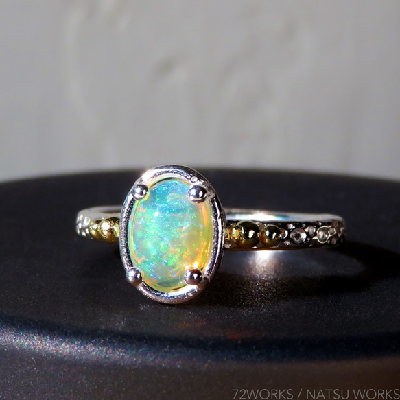 エチオピアオパール リング / Ethiopian Opal Ring : 1枚目の画像