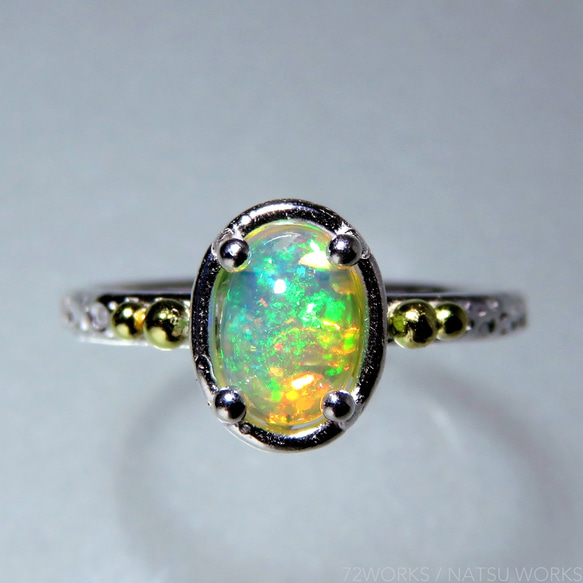 エチオピアオパール リング / Ethiopian Opal Ring : 4枚目の画像