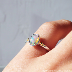 エチオピアオパール リング / Ethiopian Opal Ring : 6枚目の画像