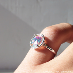 エチオピアオパール リング / Ethiopian Opal Ring rl 5枚目の画像