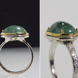 エメラルド 18K リング　Emerald Ring 2枚目の画像