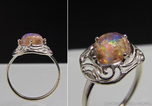 オパール Precious Opal Ring lll 3枚目の画像