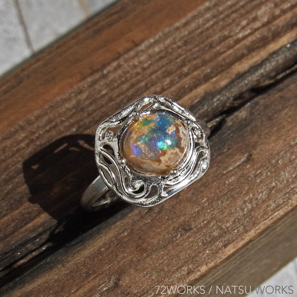 オパール Precious Opal Ring lll 4枚目の画像