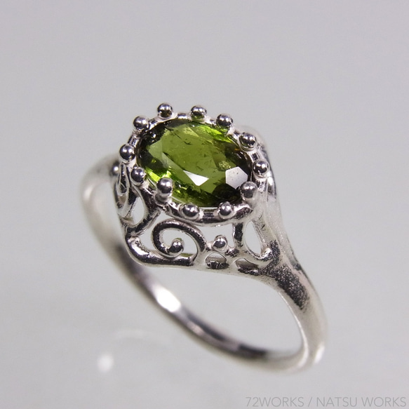 グリーン・トルマリン リング ＊ Tourmaline Ring 2枚目の画像