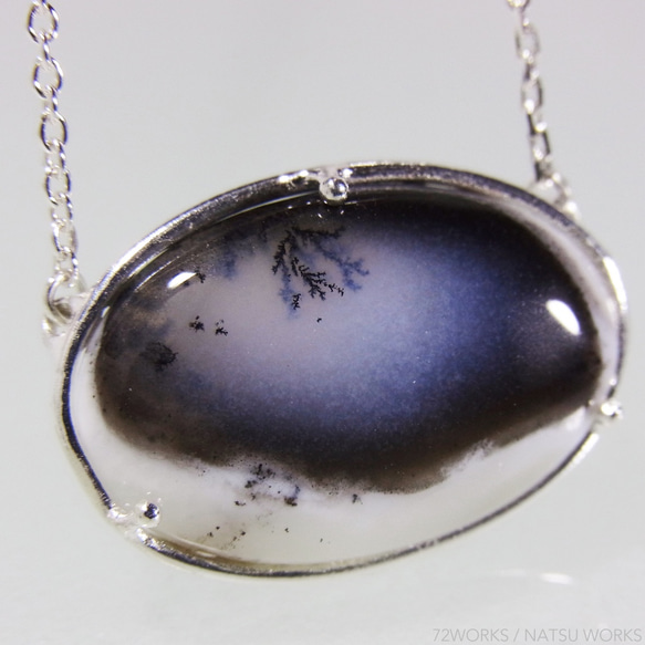 デンドリティックオパール・ネックレス ＊ Dendritic Opal llll 3枚目の画像