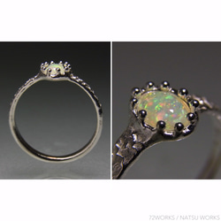 オパール リング ＊ Opal Ring Vllll 3枚目の画像