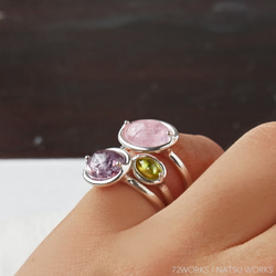 モルガナイト リング ＊ Morganite Ring ll 5枚目の画像