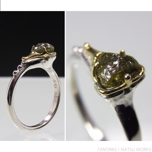 ダイヤモンド リング ＊ Diamond & 18K Ring ▽ 3枚目の画像