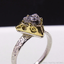 ダイヤモンド 18k Diamond Ring △ll 3枚目の画像