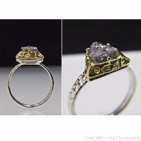 ダイヤモンド 18k Diamond Ring △ll 4枚目の画像