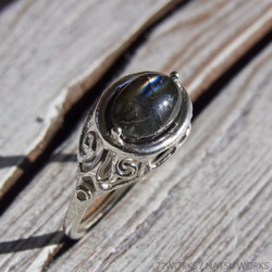 ラブラドライト リング Labradorite Ring 4枚目の画像