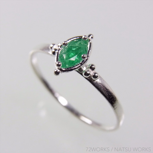 [SALE] エメラルド Emerald Ring ③ 2枚目の画像