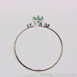 [SALE] エメラルド Emerald Ring ③ 3枚目の画像