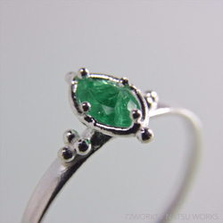 [SALE] エメラルド Emerald Ring ③ 4枚目の画像