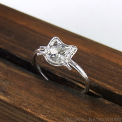 キャットクォーツ・リング ＊ Cat Shape Quartz Ring 7枚目の画像