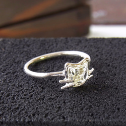 キャットクォーツ・リング ＊ Cat Shape Quartz Ring 8枚目の画像