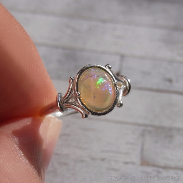 オパール リング ＊ Precious Opal Ring ll 2枚目の画像