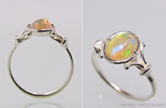 オパール リング ＊ Precious Opal Ring ll 4枚目の画像